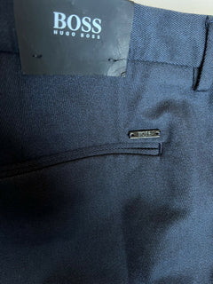 Neu mit Etikett: 228 $ Boss Hugo Boss Kaito1 Stretch-Herrenanzug in Blau, 34 US (50 Euro)