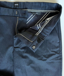 Neu mit Etikett: 228 $ Boss Hugo Boss Kaito1 Stretch-Herrenanzug in Blau, 34 US (50 Euro)