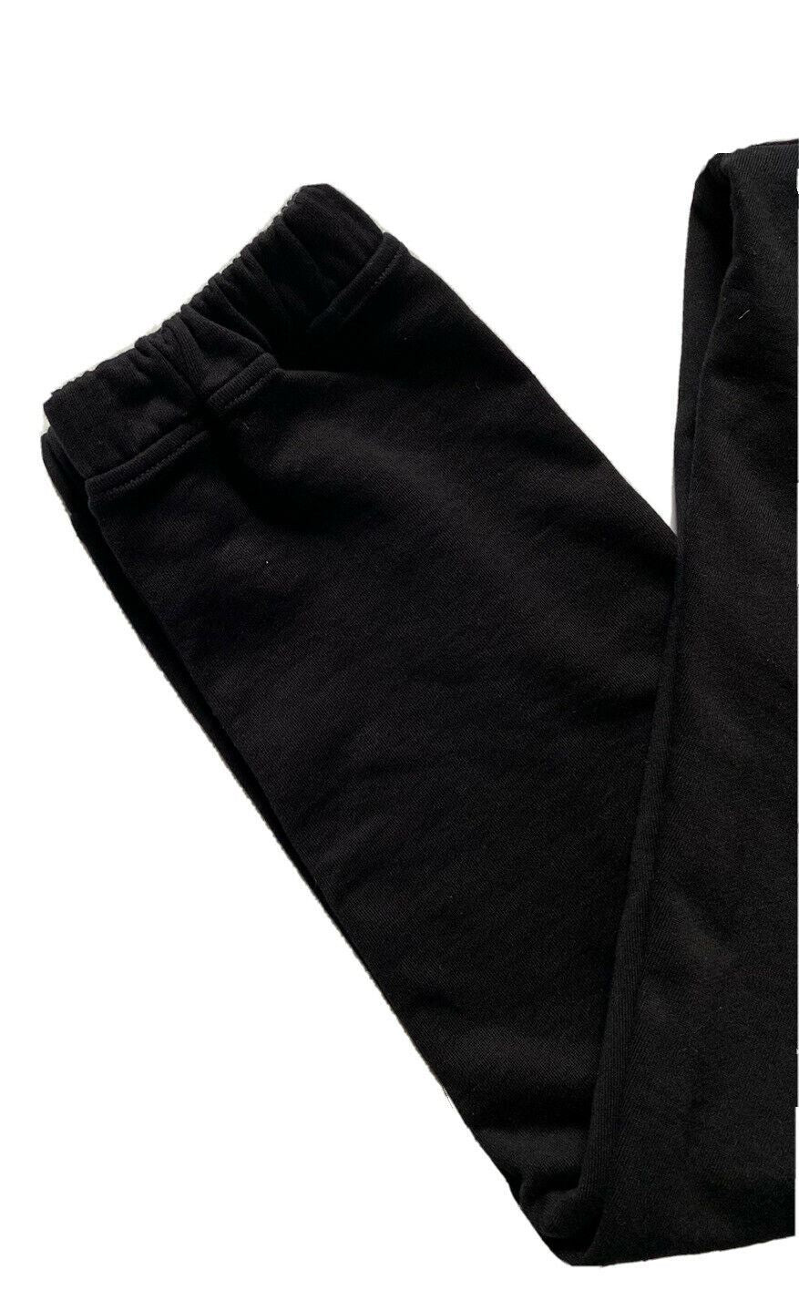 NWT $895 Versace Men's Medusa Logo Tailored Fit Black Activewear Pants L A86025
