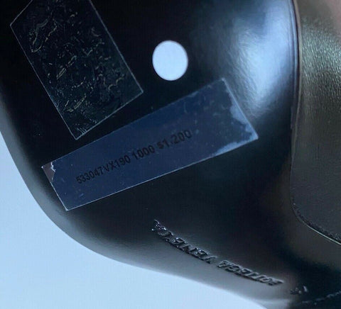 NIB $1120 Bottega Veneta Black Soft Leather Knee Height Boots 7 US (37 Euro) IT