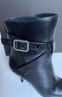NIB $1120 Bottega Veneta Black Soft Leather Knee Height Boots 7 US (37 Euro) IT