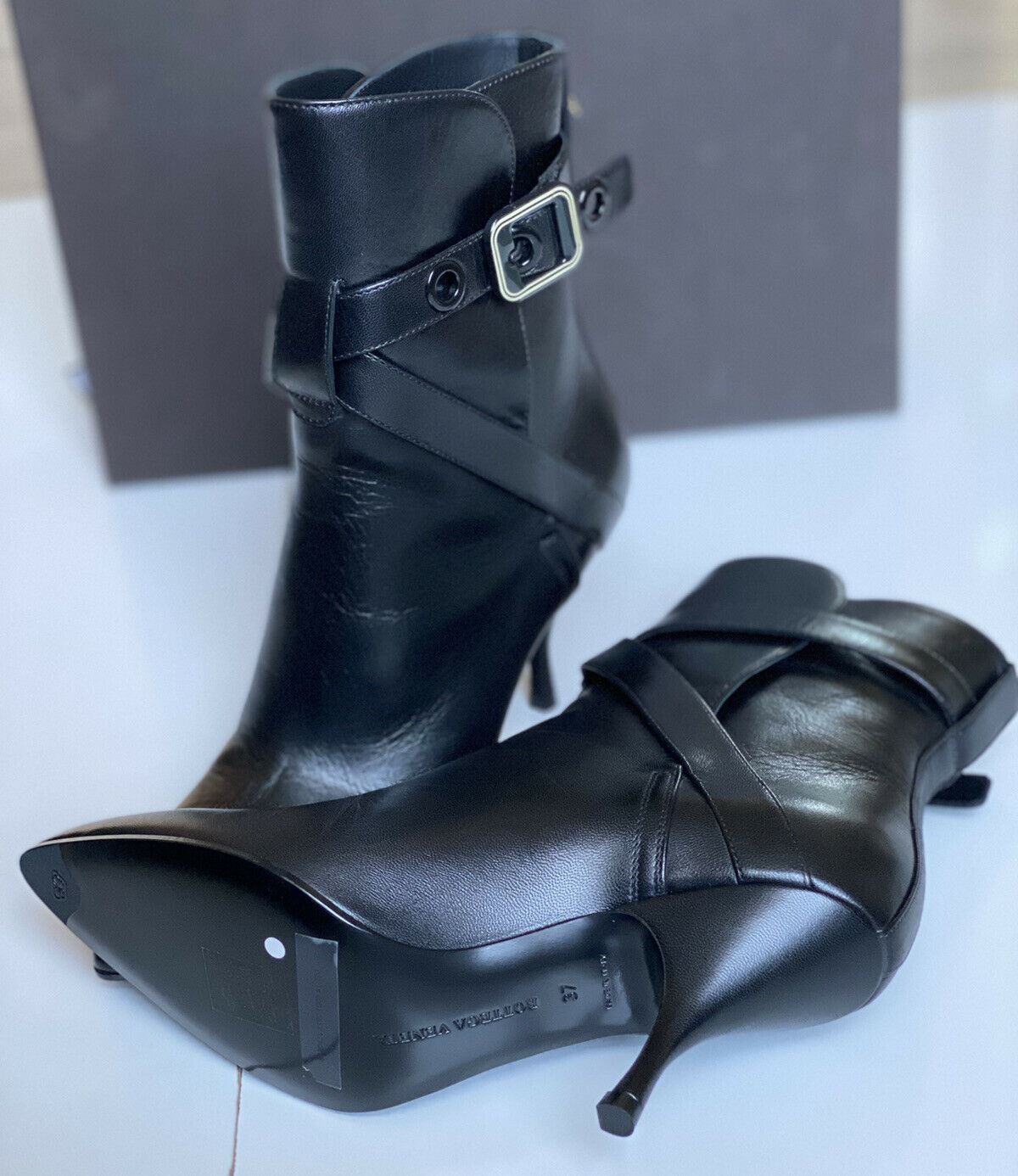 NIB $1120 Bottega Veneta Black Soft Leather Knee Height Boots 7 US (37 Euro) IT