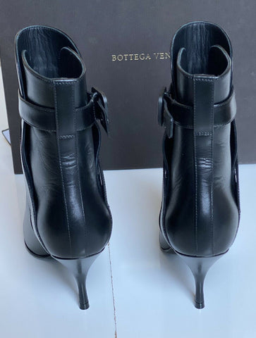 NIB $1120 Bottega Veneta Black Soft Leather Knee Height Boots 7 US (37 Euro) IT