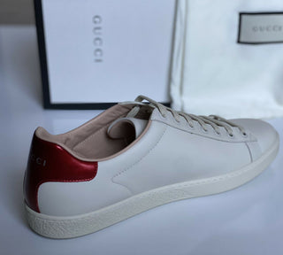 NIB Gucci Ace Mystic Cats Leder Low Top Sneakers 10,5 US (40,5 Euro) 577147 
