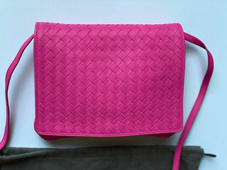 NWT 1250 $ Bottega Veneta Neon Intrecciato Nappaleder Umhängetasche IT 570183 