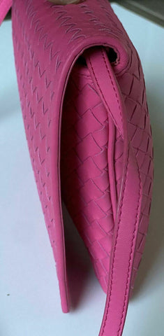 NWT 1250 $ Bottega Veneta Neon Intrecciato Nappaleder Umhängetasche IT 570183 