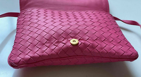 NWT 1250 $ Bottega Veneta Neon Intrecciato Nappaleder Umhängetasche IT 570183 