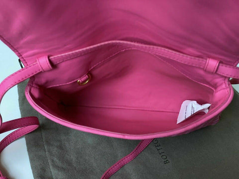 NWT 1250 $ Bottega Veneta Neon Intrecciato Nappaleder Umhängetasche IT 570183 