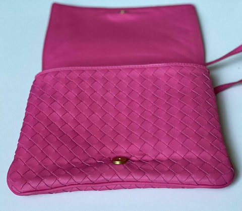 NWT 1250 $ Bottega Veneta Neon Intrecciato Nappaleder Umhängetasche IT 570183 