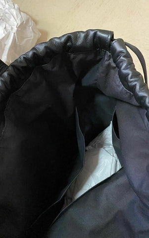Neu mit Etikett: 1980 $ Bottega Veneta Lederrucksack Schwarz Hergestellt in Italien 567222 