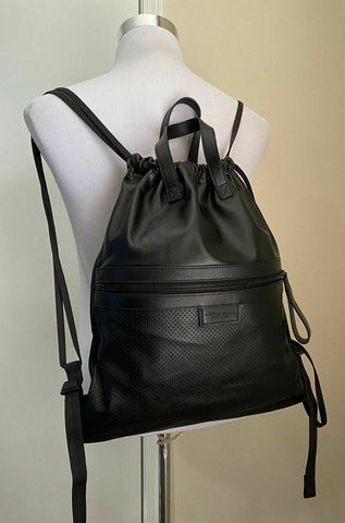 Neu mit Etikett: 1980 $ Bottega Veneta Lederrucksack Schwarz Hergestellt in Italien 567222 