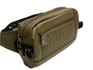 NWT Bottega Veneta Intrecciato Dunkelgrüne Gürteltasche Taillentasche Body Bag 624021 