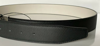 NWT $620 Bottega Veneta Black/White Reversible Leather Belt 95/38 575234 Italy