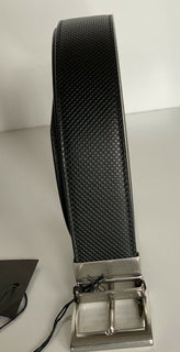NWT $620 Bottega Veneta Black/White Reversible Leather Belt 95/38 575234 Italy