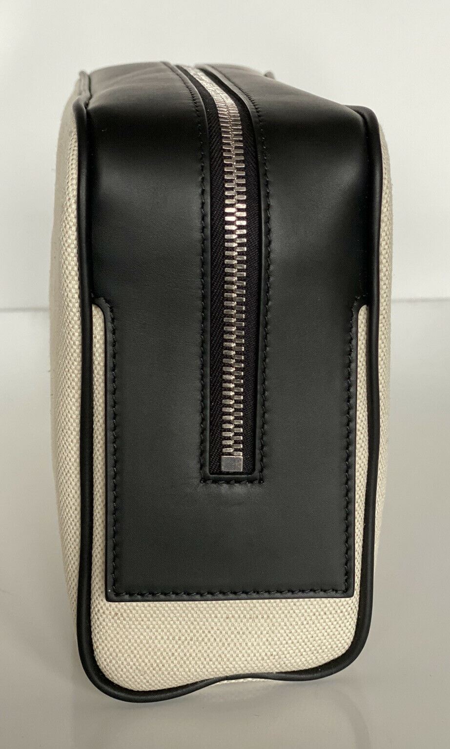NWT $1020 Bottega Veneta Canvas/Leather Medium Toiletry Case Pouch 575557 Italy