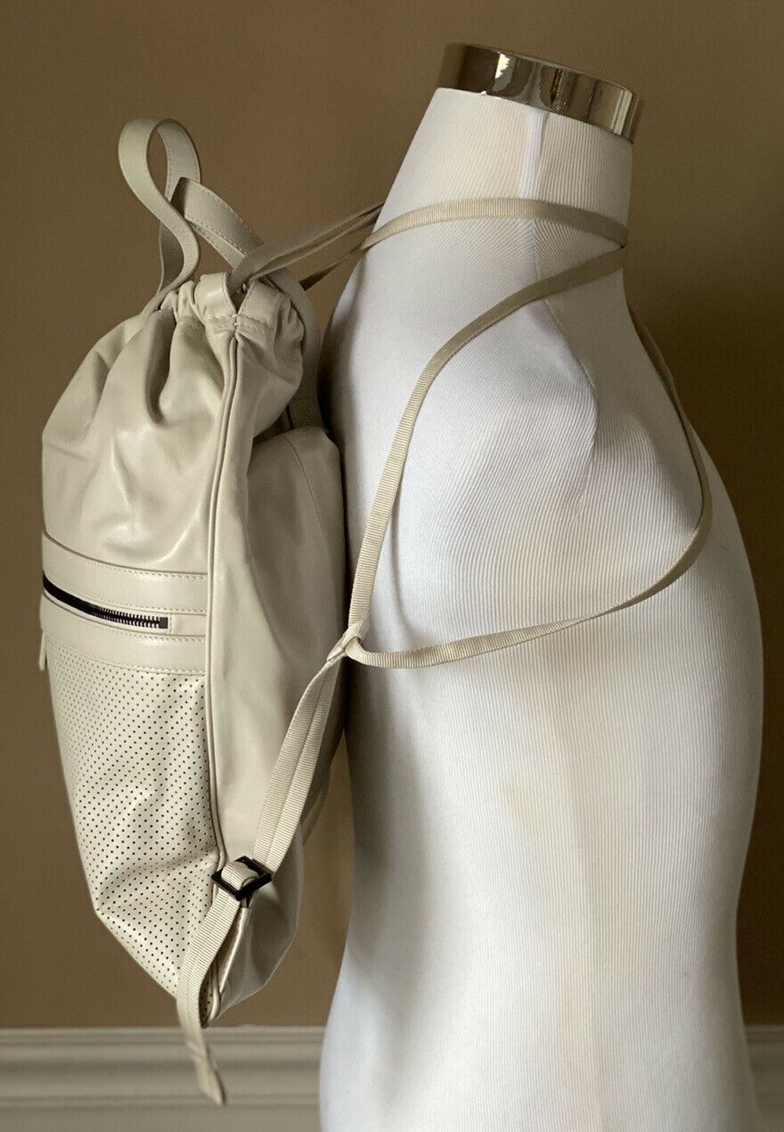 NWT $1980 Bottega Veneta Leather Backpack White Made in Italy 567222