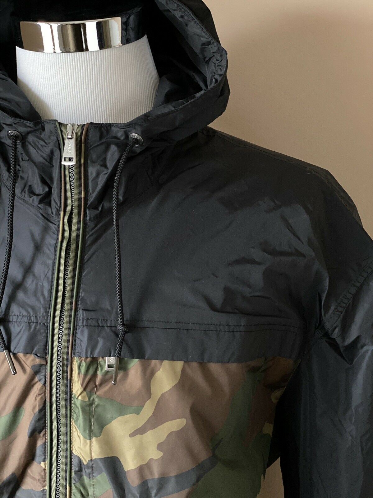 NWT $208 Polo Ralph Lauren Men’s Nylon Camouflage Hoodie Jacket 2XB
