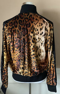 Neue kleine Versace-Herrenjacke mit Animal-Print und Mitchel-Passform, hergestellt in Italien 