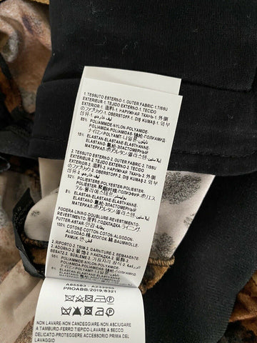 New Versace Men's Animal-Print Mitchel-fit Small Jacket Made in Italy