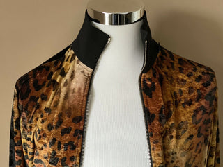 Neue kleine Versace-Herrenjacke mit Animal-Print und Mitchel-Passform, hergestellt in Italien 