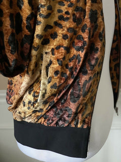 Neue kleine Versace-Herrenjacke mit Animal-Print und Mitchel-Passform, hergestellt in Italien 