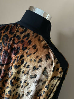 Neue kleine Versace-Herrenjacke mit Animal-Print und Mitchel-Passform, hergestellt in Italien 