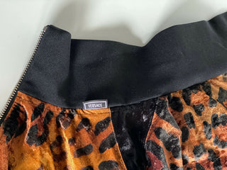 Neue kleine Versace-Herrenjacke mit Animal-Print und Mitchel-Passform, hergestellt in Italien 