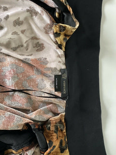 Neue kleine Versace-Herrenjacke mit Animal-Print und Mitchel-Passform, hergestellt in Italien 