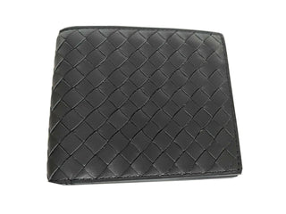 Neu mit Etikett: 460 $ Bottega Veneta Intrecciato-Leder-Geldbörse in Grau 113993