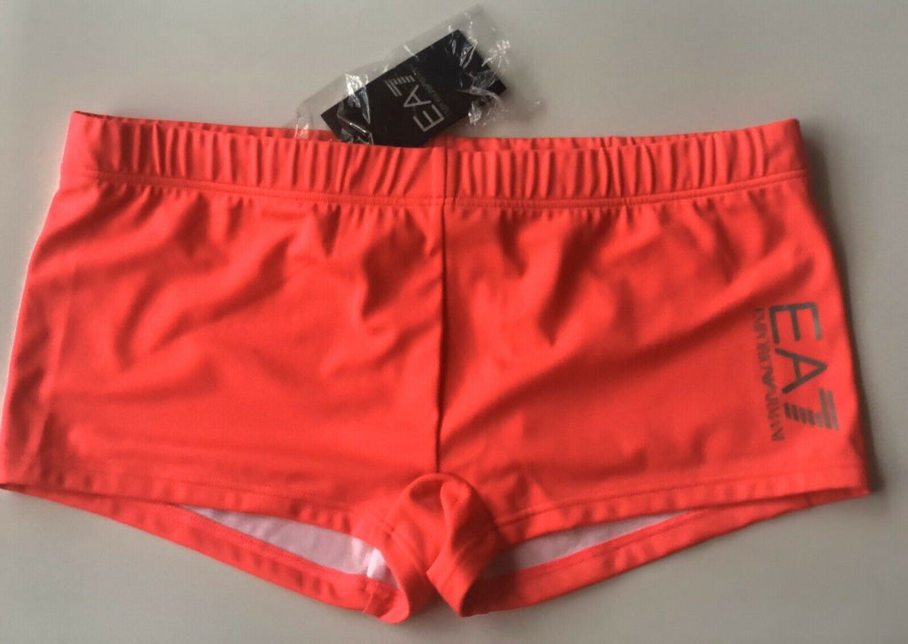 Neu mit Etikett: 75 $ Emporio Armani EA7 Herren-Badeshorts Boxershorts 54 Eu (33" gemessen)