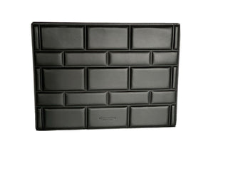 Neu mit Etikett: 2250 $ Bottega Veneta gepolsterte Dokumententasche aus Leder mit Gittermuster 592859 