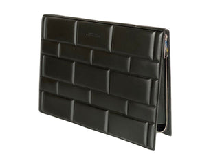 Neu mit Etikett: 2250 $ Bottega Veneta gepolsterte Dokumententasche aus Leder mit Gittermuster 592859 