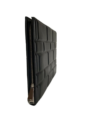 NWT $2250 Bottega Veneta Leather Grid-patterned Padded Document Case 592859
