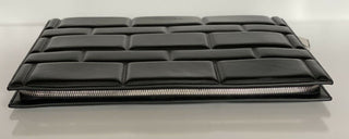 Neu mit Etikett: 2250 $ Bottega Veneta gepolsterte Dokumententasche aus Leder mit Gittermuster 592859 