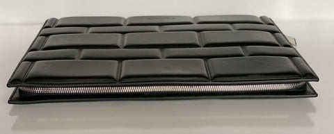 NWT $2250 Bottega Veneta Leather Grid-patterned Padded Document Case 592859