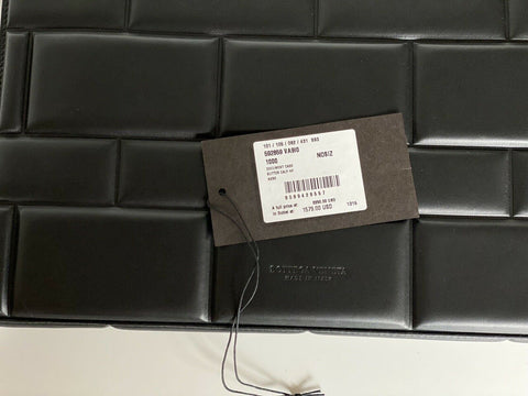 NWT $2250 Bottega Veneta Leather Grid-patterned Padded Document Case 592859