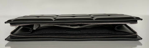 NWT $2250 Bottega Veneta Leather Grid-patterned Padded Document Case 592859