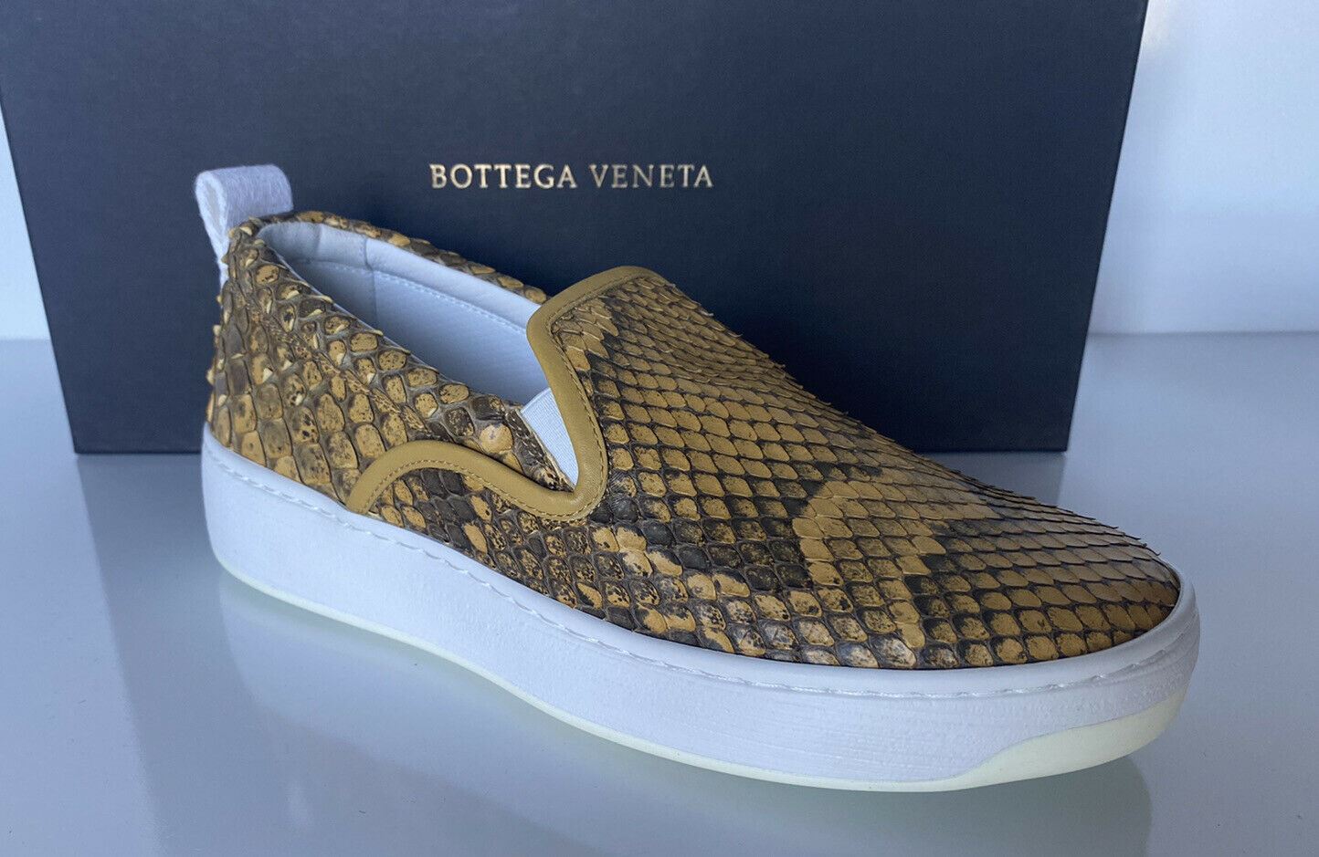 NIB $870 Bottega Veneta Python Skin Platform Sneakers 7.5 US (37.5 Euro) 579405