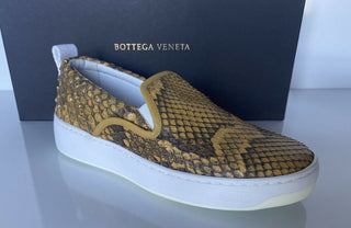 NIB $ 870 Bottega Veneta Python Skin Plateau-Sneaker 7,5 US (37,5 Euro) 579405 