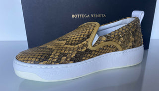 NIB $ 870 Bottega Veneta Python Skin Plateau-Sneaker 7,5 US (37,5 Euro) 579405 
