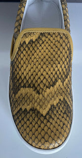 NIB $ 870 Bottega Veneta Python Skin Plateau-Sneaker 7,5 US (37,5 Euro) 579405 