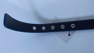 NWT 354 $ Bottega Veneta Intrecciato Nappaleder Dunkelblauer Gürtel 80/32 298294 