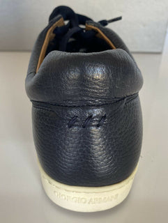 NIB $725 Giorgio Armani Herren-Sneaker in Blau, 9 US (42 Euro), Italien X2X117 