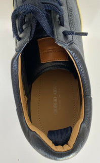NIB $725 Giorgio Armani Herren-Sneaker in Blau, 9 US (42 Euro), Italien X2X117 