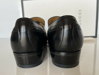 NIB Gucci Herren Lederschuhe Schwarz 8,5 US (Gucci 7,5) Italien 624657 