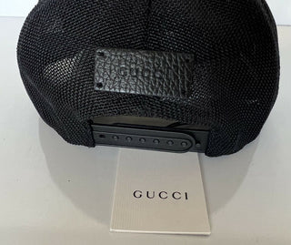Neu mit Etikett: Gucci Unisex-Baseballmütze, schwarz, Double G, Größe M (58 cm), hergestellt in Italien, 510950 