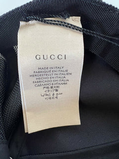 Neu mit Etikett: Gucci Unisex-Baseballmütze, schwarz, Double G, Größe M (58 cm), hergestellt in Italien, 510950 