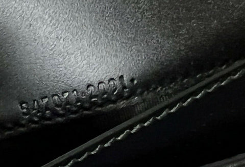 Новый черный кожаный кошелек для карт двойного сложения Gucci GG Logo, сделано в Италии 547071 