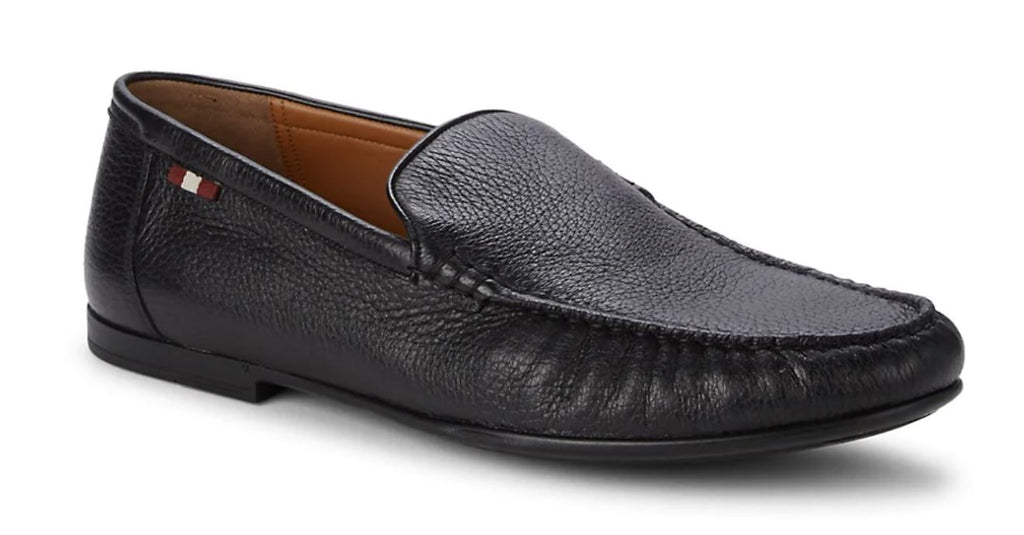 NIB $ 525 Bally Herren Craxon-120 Lederschuhe Schwarz 10,5 US 6225712 Schweiz 