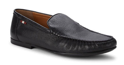 NIB $525 Bally Mens Craxon-120 Leather Shoes Black 10.5 US 6225712 Switzerland